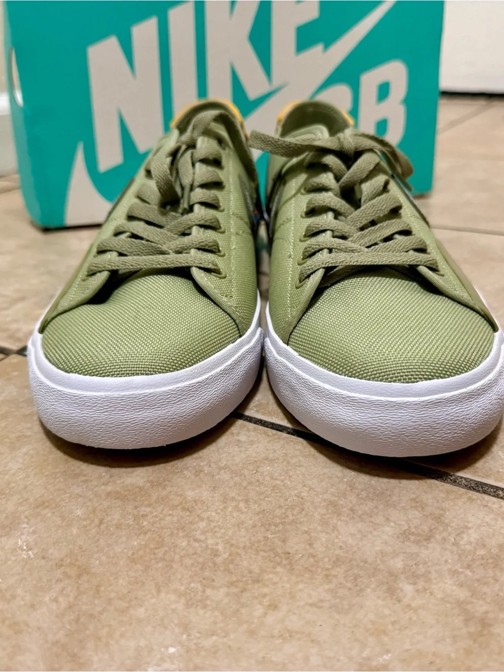 Nike sneakers shown